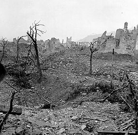 Bojište u Monte Cassina po bitvě
