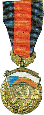 Medaile řádu v původní podobě z roku 1951