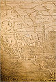 1602年利瑪竇地圖北美州區域的細節。