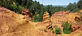 Ockerlehrpfad (Sentier des Ocres) am Ortsrand von Roussillon