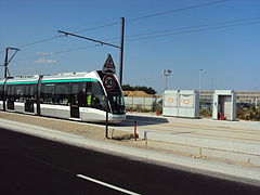 Tramway T7 en essais.