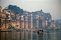 Le Gange à Varanasi, Uttar Pradesh, en Inde.