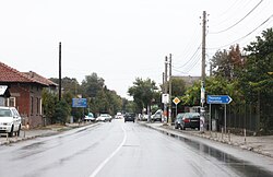 Главната улица в селото през 2011 г.