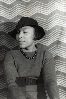 A escritora estausunidense Zora Neale Hurston en 1938