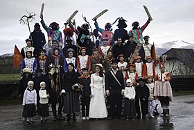 La troupe des mascarades de 2014.