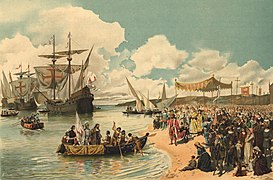 Vasco da Gama 1497-es indulása Indiába