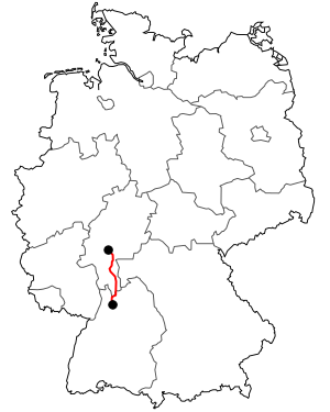 Verlauf der B 45