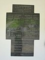 A második világháború áldozatainak emléktáblája