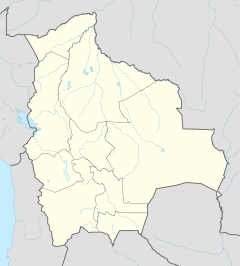 コビハの位置（ボリビア内）