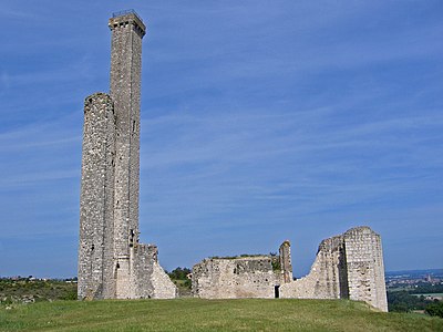 Ruines du château.