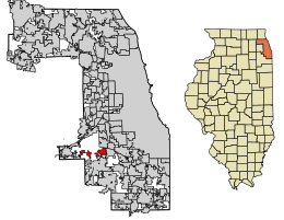 موقعیت پالوس پارک، ایلینوی در نقشه