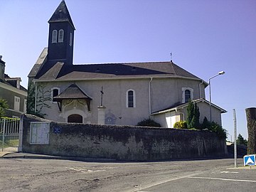 L'église de Bourdettes.