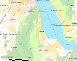 Sevrier – Mappa