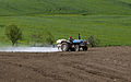 Image 26Pesticide application for chemical control of nematodes in a sunflower planted field. Karaisalı, Adana - Turkey. (from Agricultural safety and health)