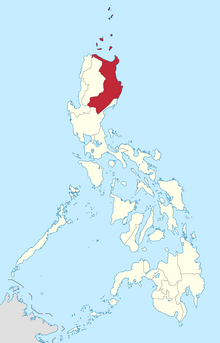 Map of the Philippines highlighting Cagayan Valley