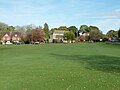 View across cricket green