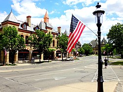 The Arcade Building and Riverside Town Hall