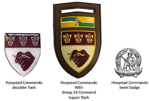 SADF era Hoopstad Commando insignia