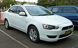 2007–2009 Mitsubishi Lancer (CJ) ES sedan (Australia)