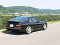 1987年型ポルシェ944ターボ（中期型）リア、バンパー下部にもスポイラー。