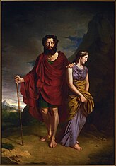 Oedipus and Antigone, 1828