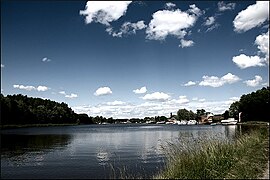 The canal basin in Estrun