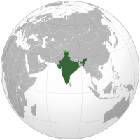 Peta India.