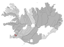 Location o the Municipality o Kópavogur