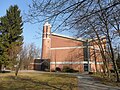 Kreuzkirche Schweinau von Olaf Andreas Gulbranson in der Lochnerstraße (1961/63)