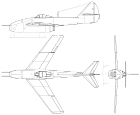 vue en plan de l’avion