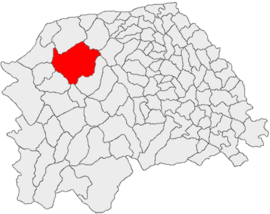 Location in Suceava County