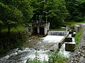 Barrage et échelle à poissons à Esbareich.