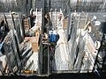 Rebar for the South River Pump Station in West Sacramento, California, taken 25 March 2005.) Used on Construction and Construction worker