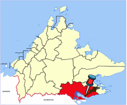 Location of தாவாவ் மாவட்டம்