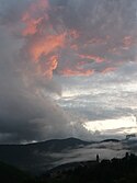 Sonnenuntergang in Notre-Dame-de-la-Rouvière