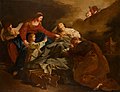 Giulia Lama: Tod der hl. Anna, Öl auf Leinwand, 116,5 × 151,1 cm, Privatsammlung (?)