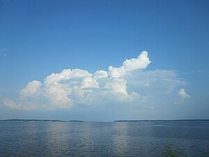 Das Toledo-Bend-Reservoir erstreckt sich über die Grenze von Louisiana und Texas