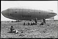 Dirigibile Norge all'aeroporto di Ciampino, Italia nel 1926