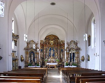 Inneres der Pfarrkirche, 2010