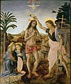 Хрещення Христа. 1470—1478. Майстерня Верроккйо