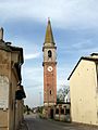 Campanile della chiesa parrocchiale di Michellorie.