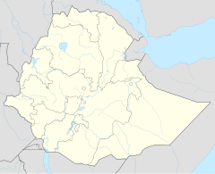 ティヤの位置（エチオピア内）