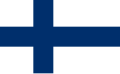 Drapeau de la Finlande.