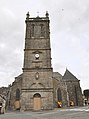 L'église, devenue basilique, Notre-Dame-du-Roncier de Josselin.