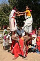 Muria tribal dancers in Bastar, Chhattisgarh