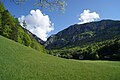 Thalhof road - View into the valley to Feuchter