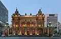 La facciata del Teatro Municipale di San Paolo, di Claudio Rossi.