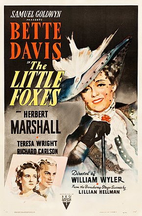 Description de l'image The Little Foxes (1941 poster).jpg.