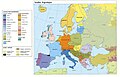 Linguas faladas en Europa en 2000.