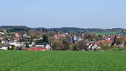 Skyline of Au in der Hallertau